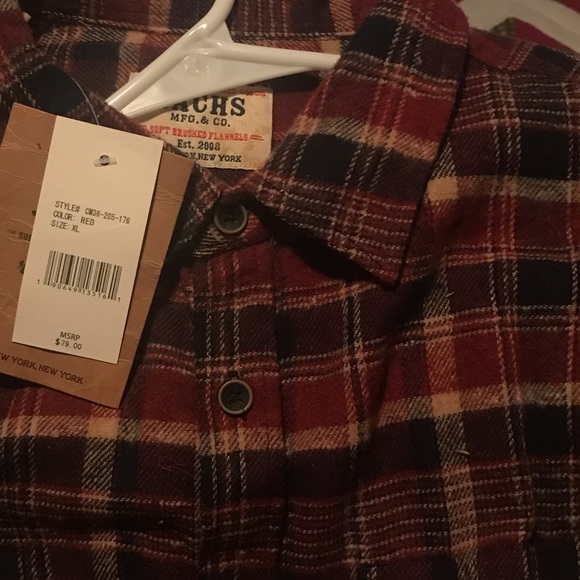 Long Sleeve Flannel Button Up Shirt - Picture 2 of 2